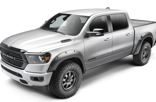 19-24 Ram 1500 Set Kotflügelverbreiterung - New Modell - Matt Schwarz - Pocket Style Vorne und hinten