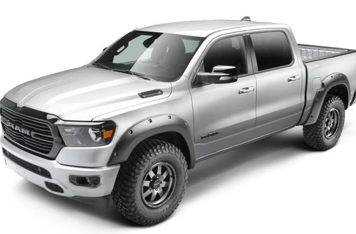 19-24 Ram 1500 Set Kotflügelverbreiterung - New Modell - Matt Schwarz - Pocket Style Vorne und hinten