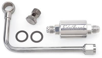 64-73 Ford Mustang Kraftstoffleitung - Edelbrock - Stahl