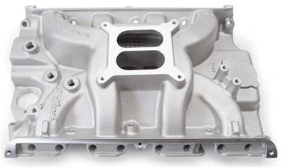 67-70 Ford Mustang (390, 427, 428) Ansaugkrümmer - Edelbrock Performer RPM - Aluminium - Unbehandelt