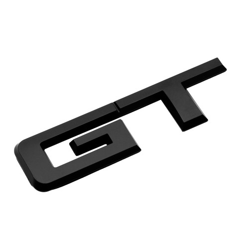15-23 Ford Mustang Emblem Heckklappe - GT - Schwarz matt