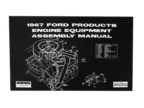 1967 Ford Mustang Technisches Handbuch - Motor