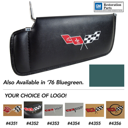 1976 Chevrolet Corvette Stingray Sun Visor Set