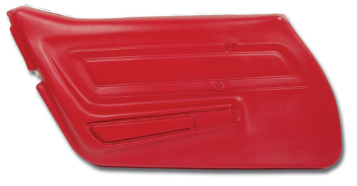 1977 Chevrolet Corvette Türinnenverkleidung - Rot - Links (52694756)