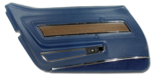 71-72 Chevrolet Corvette Base Türinnenverkleidung - Royal Blau (52694705)