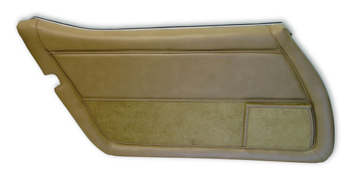 81-82 Chevrolet Corvette Türinnenverkleidung - Camel - Links (52694792)