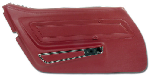 73-75 Chevrolet Corvette Base Türinnenverkleidung - Oxblood (52694661)