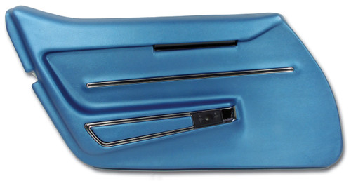 1968 Chevrolet Corvette Base Türinnenverkleidung - Hellblau Links (52694526)