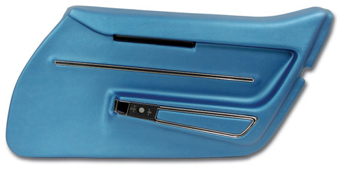 1968 Chevrolet Corvette Base Türinnenverkleidung - Hellblau Links (52694534)