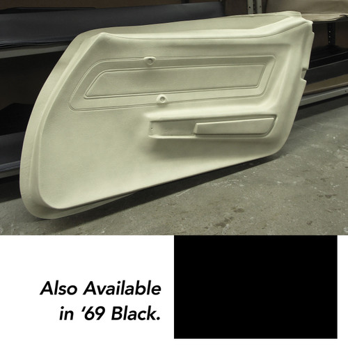 1969 Chevrolet Corvette Base Türinnenverkleidung - Schwarz (52694544)