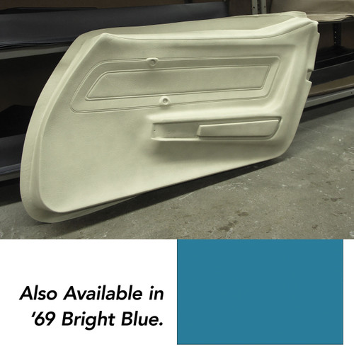 1969 Chevrolet Corvette Base Türinnenverkleidung - Hellblau (52694546)