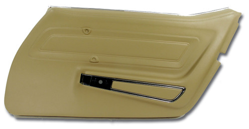70-72 Chevrolet Corvette Base Türinnenverkleidung - Saddle (hell) (52694673)