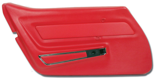 1969 Chevrolet Corvette Base Türinnenverkleidung - Rot (52694563)