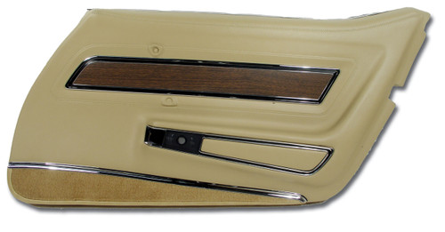 70-72 Chevrolet Corvette Base Türinnenverkleidung - Saddle (hell) Rechts