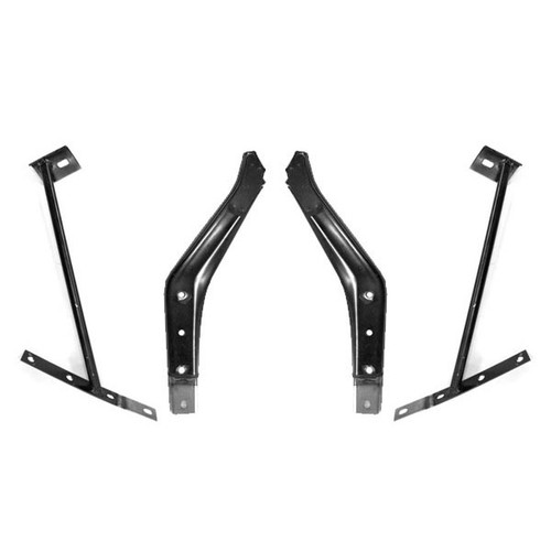 67-68 Ford Mustang Set Halterungen Stoßstange Vorne