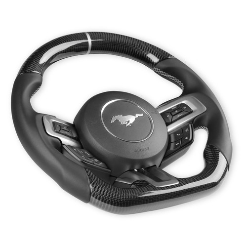 15-17 Ford Mustang Lenkrad - Carbon / Leder - Beheizt