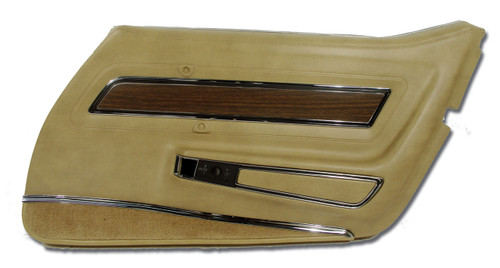 1976 Chevrolet Corvette Stingray Türinnenverkleidung - Buckskin  - Deluxe - Rechts