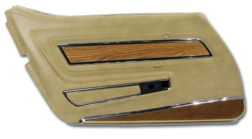 1976 Chevrolet Corvette Stingray Türinnenverkleidung - Buckskin - Deluxe - Links (52694853)
