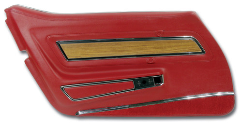 1976 Chevrolet Corvette Stingray Türinnenverkleidung - Firethorn - Deluxe - Links