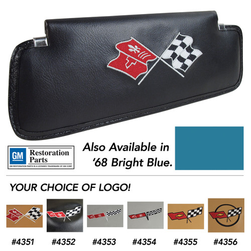 1968 Chevrolet Corvette Base Sonnenblenden Set (52691443) 1968 Chevrolet Corvette Base Sonnenblenden Set (52691443)