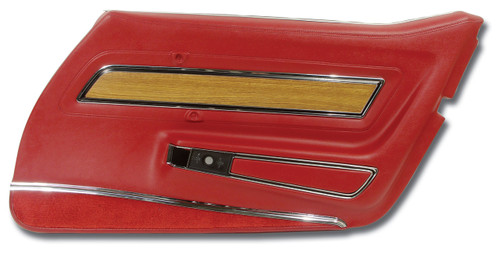 1976 Chevrolet Corvette Stingray Türinnenverkleidung - Firethorn - Deluxe - Rechts (52694870)