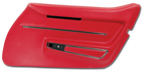 1968 Chevrolet Corvette Base Türinnenverkleidung - Rot (52694531)