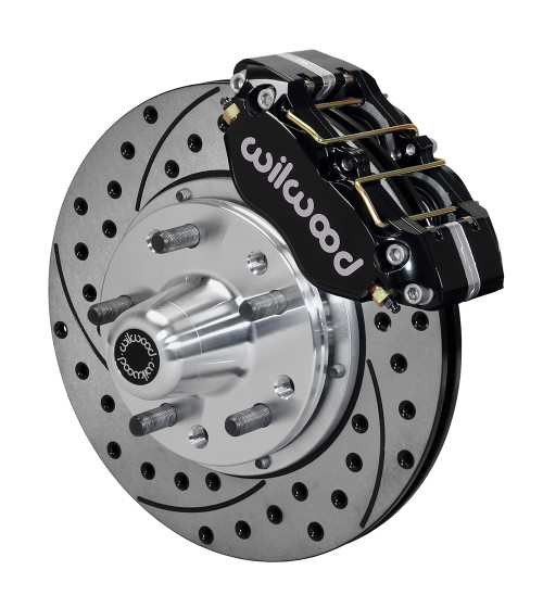 64-70 Ford Mustang (Disc/Drum/Drum) Scheibenbremse - Wilwood - VA - 11,0 " -  Schwarz - Gelocht / geschlitzt
