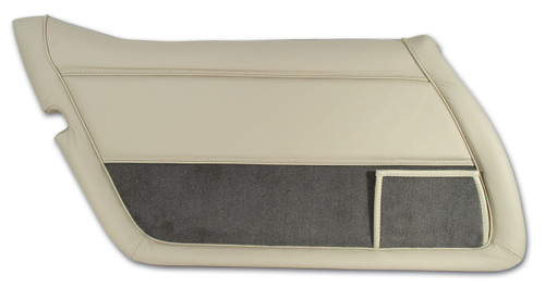 79-80 Chevrolet Corvette Türinnenverkleidung - Oyster - Leder - Links (52695042)