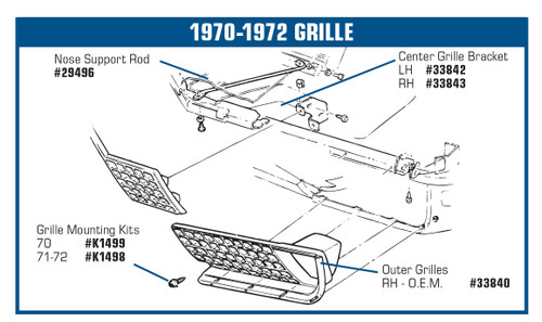 52681640-70-72-Chevrolet-Corvette-Halter-Kuehlergrill-1