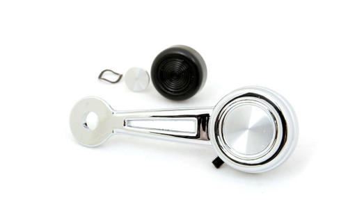 68-70 Ford Mustang Fensterkurbel - Schwarzer Knopf Hinten