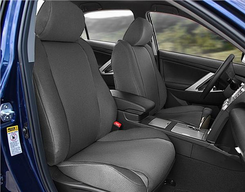 15-23 Ford Mustang Sitzbezug - Vorne - Schwarz Vorne