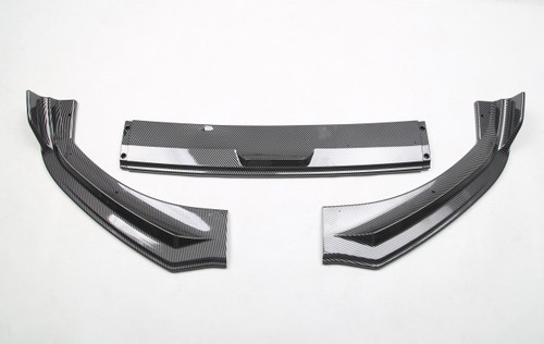 21-23 Ford Mustang Mach-E Stoßstangenansatz - EU-Modell - Carbon Glanz Vorne