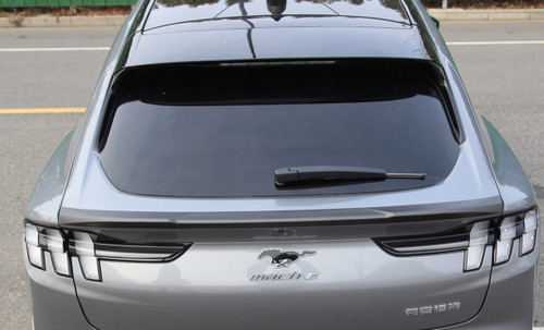 21-23 Ford Mustang Mach-E Spoiler - OE Style - Carbon Matt Hinten