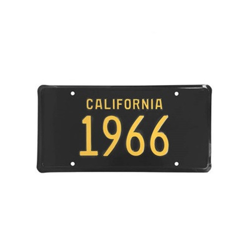 1966 Ford Mustang Kennzeichen - Aluminium - CALIFORNIA 1966
