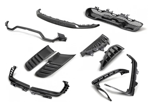 21-23 Ram 1500 TRX Komplettset Zierelemente Karosserie - Type OE - Carbon - 11-teilig