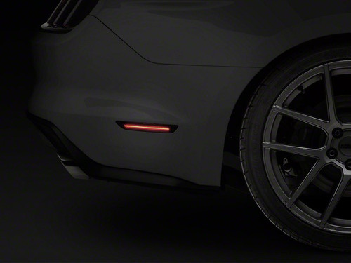 18-23 Ford Mustang Set Seitenmarkierungsleuchten - Rauchglas - LED Leiste - US Style