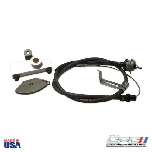 67-68 Ford Mustang Komplettset Seilzug für Kupplungsbetätigung - T5 & Tremec
