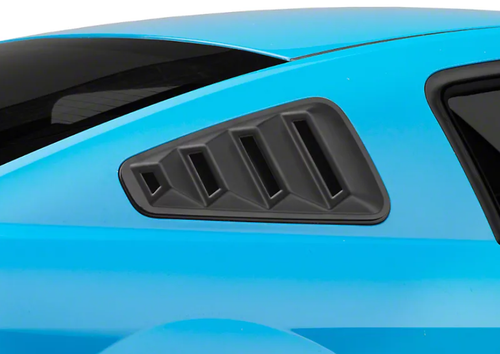 05-09 Ford Mustang (Coupe) Abdeckung Seitenscheibe - Links & Rechts - Matt Schwarz Links und Rechts