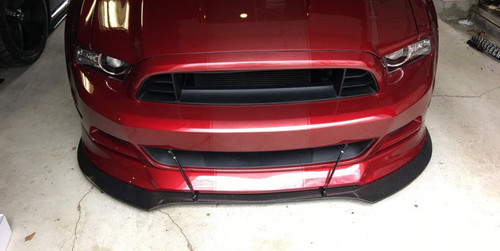 05-14 Ford Mustang Spoilerschwert - Carbon - LG99 Vorne