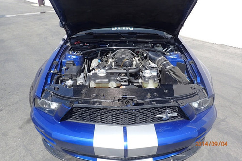 07-09 Ford Mustang Shelby GT500 (5.4) Abdeckung Kühlerträger - Carbon - LG50KR Vorne