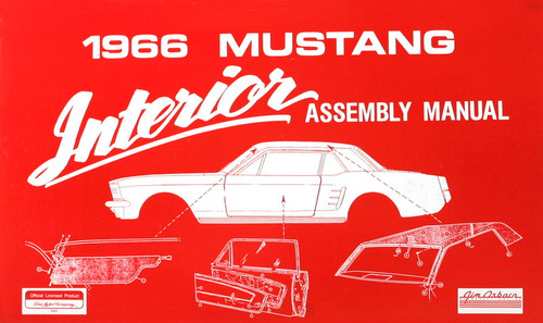 1966 Ford Mustang Technisches Handbuch - Innenraum