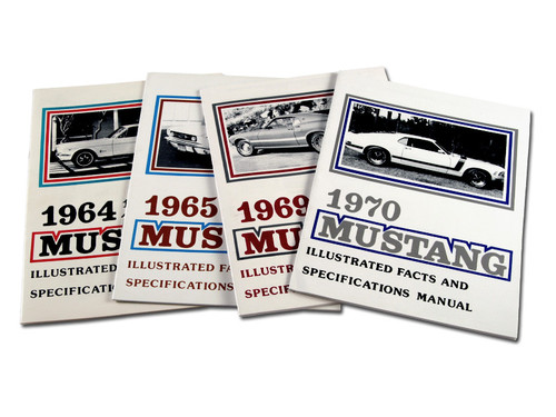 1970 Ford Mustang Technisches Handbuch - Spezifikationen und Preise