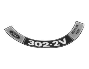 70-71 Ford Mustang Aufkleber Motor (38008187)