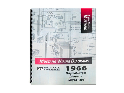 1966 Ford Mustang Technisches Handbuch - Schaltplan groß