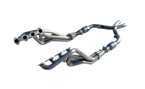 05-10 Ford Mustang GT (4.6) Fächerkrümmer - American Racing Headers - Longtube - mit X-Pipe ohne Kats