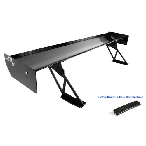 18-23 Ford Mustang Spoiler - Carbon - GT-250 - Einstellbar - 67" Hinten