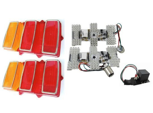 Sequentielle Rücklichter - LED - Gelbe Blinker