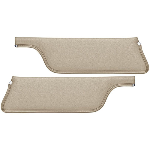 67-68 Ford Mustang (Fastback/Hardtop) Sonnenblenden Set - Parchment
