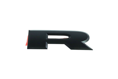 19-23 Ram 1500 Emblem - Buchstabe - R - Schwarz Matt Hinten