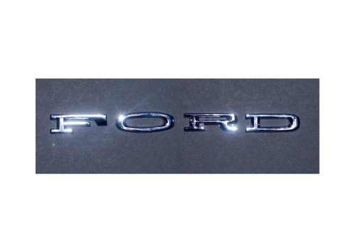 64-66 Ford Mustang Emblem Motorhaube - FORD Schriftzug zum Kleben
